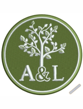 Free A and L Embroidery Design