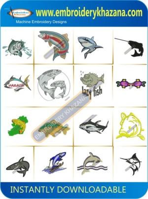 Fish Embroidery Designs