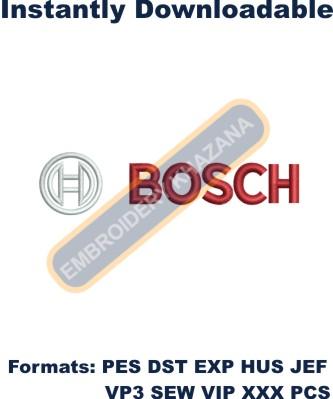 Bosch Logo Embroidery Design
