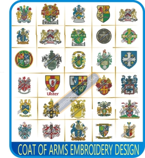 Coat of arms Embroidery Designs