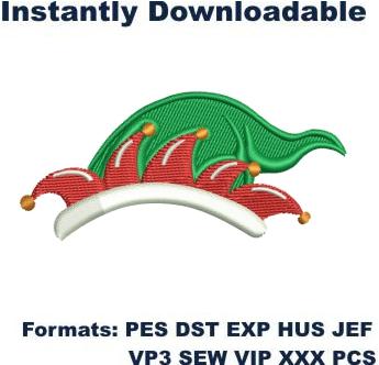 Christmas Elf Hat Embroidery Designs