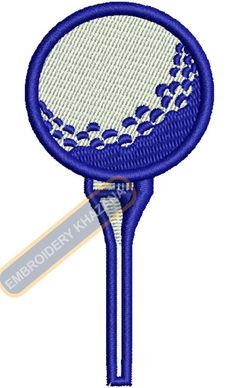 Golf Ball Machine Embroidery Design