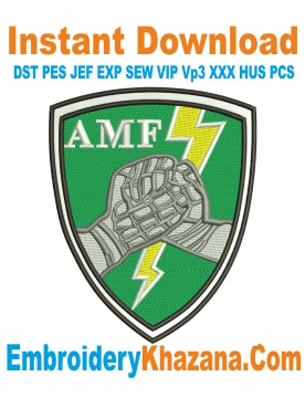 Allied Command Europe Mobile Force Embroidery Design
