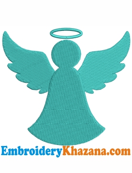 Angel Wings Embroidery Design