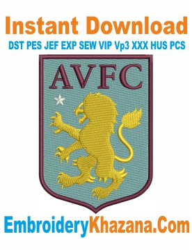 AVFC Logo Embroidery Design