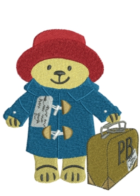 Paddington Machine Embroidery Design