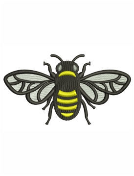 Bee Embroidery Design