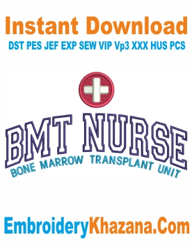 BMT Nurse Embroidery Design