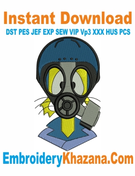 Bomb Disposal Felix The Cat Embroidery Design