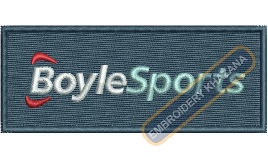 Boylesports Logo Embroidery Design