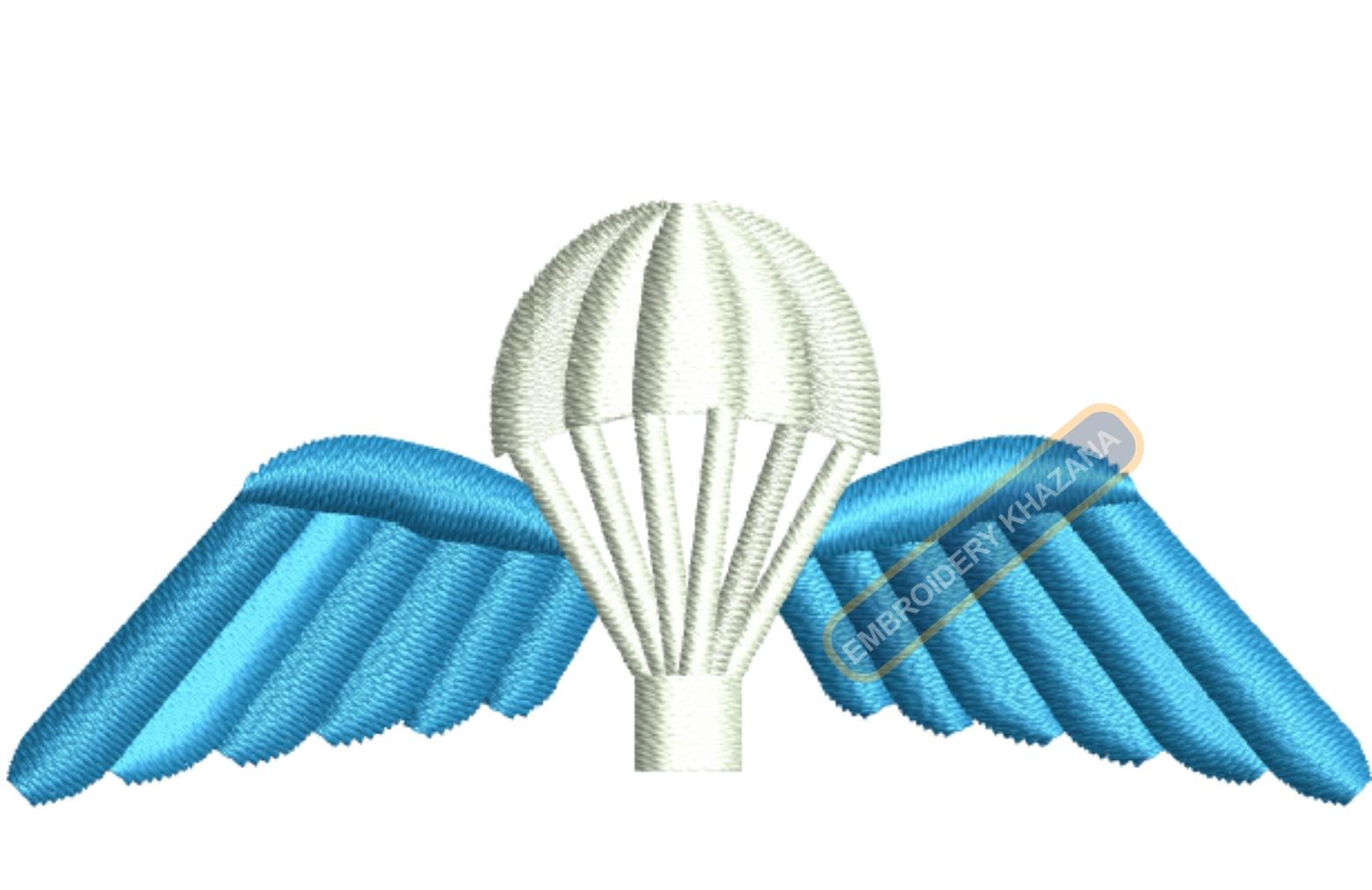 Embroidery Design British Airborne Wings Instant Download   British Airborne Wings1 