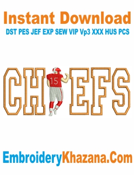 Chiefs Embroidery Designs