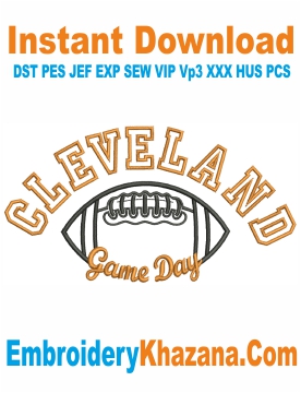 Cleveland Browns Embroidery Designs