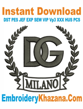 Dg Milano Embroidery Design