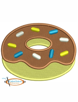 Donut Embroidery Design