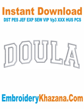 Doula Embroidery Design