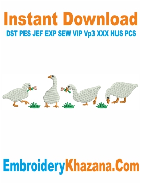 Duck Machine Embroidery Designs