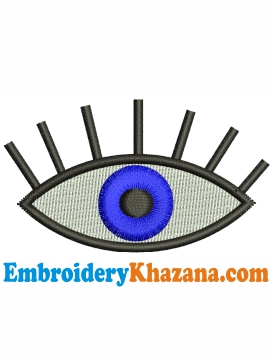 Eye Embroidery Design