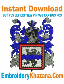 Family Crest Embroidery Designs