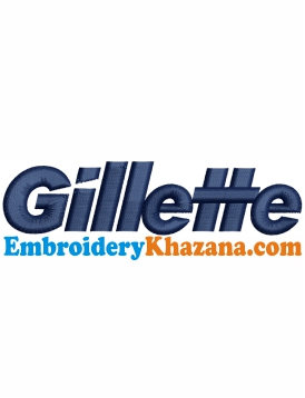 Gillette Embroidery Design
