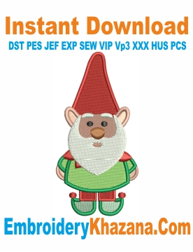 Christmas Gnomes Embroidery Design