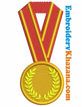 Gold Medal Embroidery Design