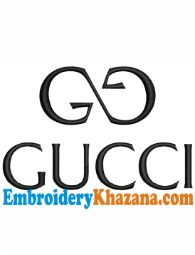 Gucci Logo Embroidery Design