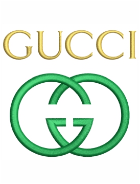 Gucci Logo Embroidery Design