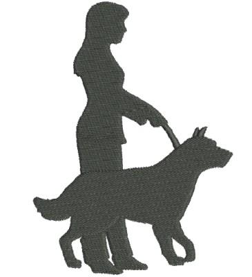 Guide Dog Embroidery Design
