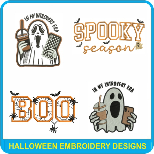 Halloween Machine Embroidery Designs