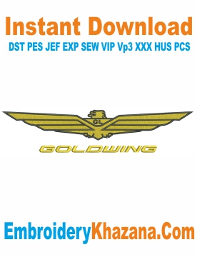 Honda Gold Wing Embroidery Designs