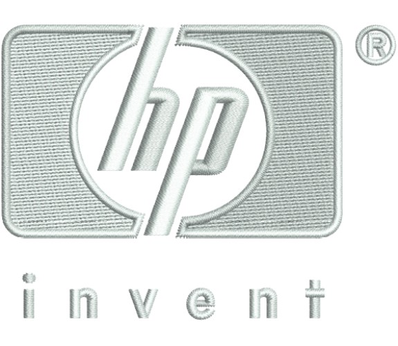 Hewlett Packard Logo Embroidery Design