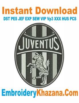 Juventus Fc Logo 1929 Embroidery Design