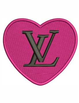 Louis Vuitton Logo Embroidery Design