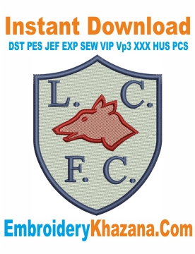 Leicester City Logo 1946 Embroidery Design