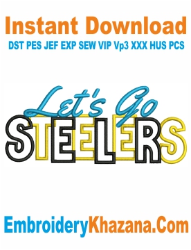 Pittsburgh Steelers Embroidery Designs