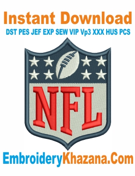 Logo NFL Embroidery Design