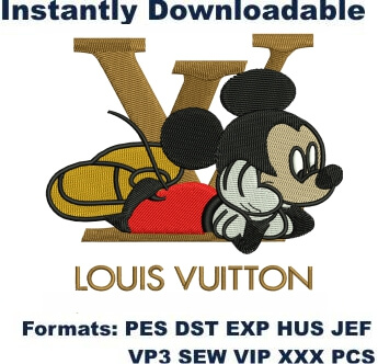 Mickey with Louis Vuitton
