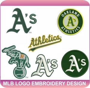 MLB Teams Logo Machine Embroidery Designs