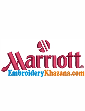 Marriott Logo Embroidery Design