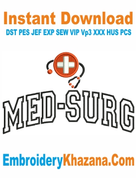 Med Surg Embroidery Design