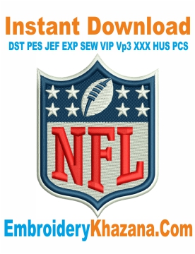 NFL Logo Machine Embroidery Design