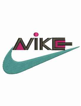 Nike Logo Embroidery Design