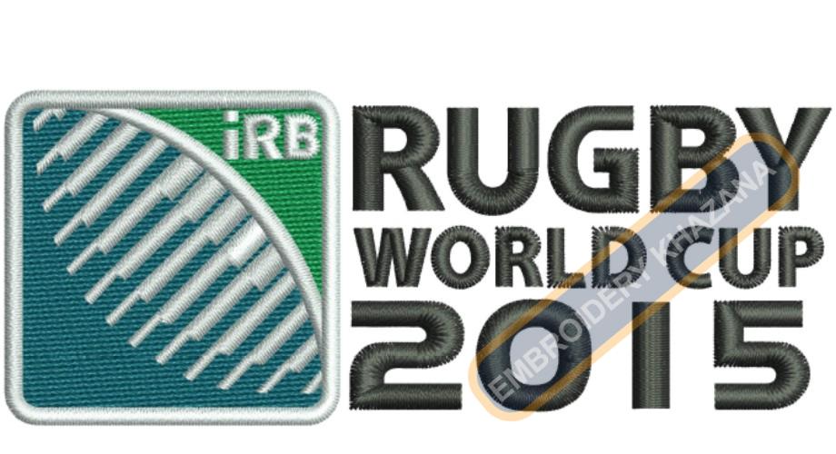 Rugby World Cup Embroidery Design