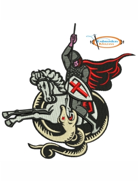 Saint George Embroidery Design