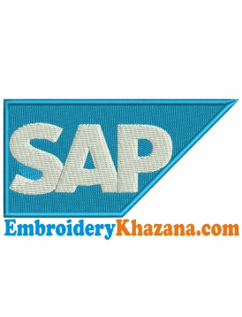 Sap Logo Embroidery Design