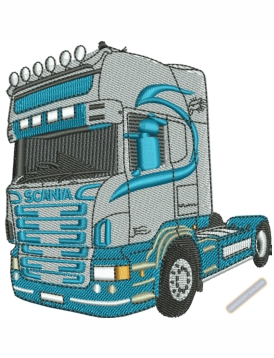 Scania Truck Embroidery Design