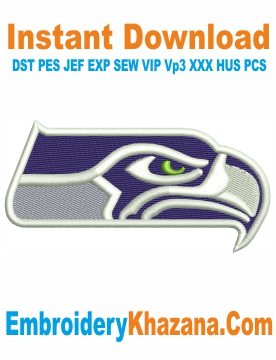 Logo Seattle Seahawks Embroidery Design