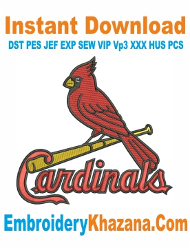 St Louis Cardinals Embroidery Designs