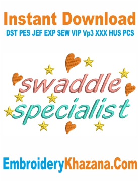 Swaddle Specialist Embroidery Design